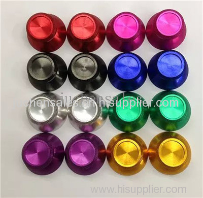 Aluminum Metal Analog Joystick Cap Chrome Thumbsticks Mushroom Cap For PS4 Game Controller