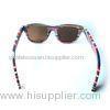 UV400 Custom Skateboard Wayfarers Sunglasses Skateboarding Sunglasses With Colorful Available Polari