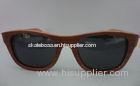 OEM Wood Skateboard Sunglasses Skateboard Deck Sunglasses With Polarized Lens / Fashion Various Sung