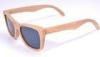 Brown Mens 100% UV400 Skateboard Wooden Sunglasses For Unisex Wearing