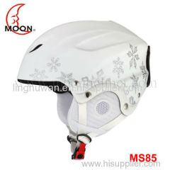 colorful leather snow helmet ski helmet for sport on snow