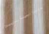 Brown / Tan & White Stripe HDPE Balcony Porch shade Sail Striped Privacy Screen Net Awning Fence