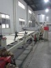 Wood plastic sheet extrusion line