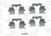 WELLDE DISC BRAKE PAD CLIP 912150 FOR FRONT MERCEDES-BENS A140 1997-2004