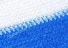 HDPE Plastic Balcony Shade Net Colored Balcony Privacy Fence Netting Blue & White Stripe