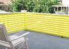 OEM HDPE Yellow And White Balcony Shade Net With UV Resistant and Eco-friendly