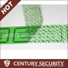 tamper proof evident VOID tape