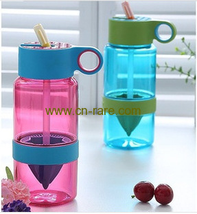 Fashion kids water bottles 500ml children water bottles plastic girl bottle with straw