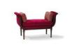 Upholstered red Luxury modern style bedroom bench Custom furniture