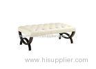 High end white Hotel Bedroom Bench Europe Style bespoken furniture