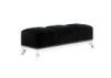 Personalized High end Modern black Bedroom Bench Cloth art furniture