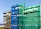 Dark Green Construction Safety Netting For Scaffolding , HDPE Building Net 35gsm - 300gsm