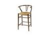 Personalized Leisure High Bar Stool Chairs wood furniture for coffee / tea club