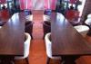 Wooden Restaurant Dining Tables , Personalized long coffee bar table