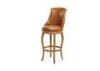 High wooden bar stools , modern Upholstery Bar Chair without armest
