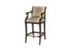 Tall Hotel / Club / Bar Stool Chairs Armchair wood and leather furniture