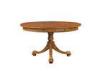 Round Modern Restaurant Dining Tables wood furniture for Hotel / Home