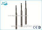 Tungsten Steel Two Edge Long Neck Flat End Mill with 0.2 - 0.5 mm Diameter