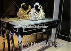 Decorative console table with wood carved , Customizable luxury hotel furniture