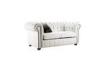 White sofa Chesterfield tailored upholstery furniture Customised Support Classic / Neoclassic Style