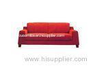 Red Comfortable Bedroom / living room Morden Wooden Sofa Designs furniture