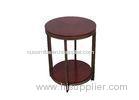 Modern Hotel Small Round WoodenCoffeeTables Furniture Dia 500mm