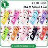 Lovely 4.7 inch 3D M&M Phone Case iPhone 6 SiliconeProtective Cover