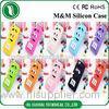 Lovely 4.7 inch 3D M&M Phone Case iPhone 6 SiliconeProtective Cover