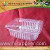 Disposable Party Trays , Plastic Catering Trays Meat Clear