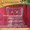 Customize Disposable Bakery Containers PET 6 Cavity Cupcake Box