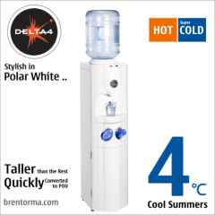 DELTA 4 Exceptional Floorstanding Water Cooler Hot and Cold Water Dispenser