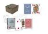 4 Regular Index Plastic Modiano Golden Trophy Playing Cards With Single Deck