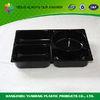 Black Disposable Food Trays Flight Packaging Airline