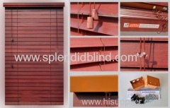 cord tilt make wood blinds 2''/50mm Bass Wood Blind with Tape Ladder