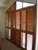 63MM/89MM/114MM Manufucturer Home Use Timber Plantations Shutters Wooden Plantation Shutters