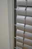 aluminum blinds 25mm Aluminiumslats metal headrail plastic wand tilt cord lift rolls up Aluminum Venetian Blind 25mm