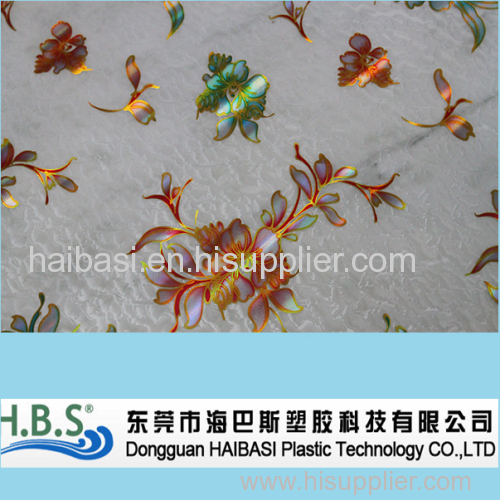3D waterproof pvc printed tablecloth in roll