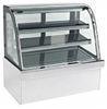 Single Arc Cold Cake Display Showcase 1200mm / Cake Display Refrigerator