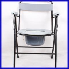 Foldable elderly potty chair