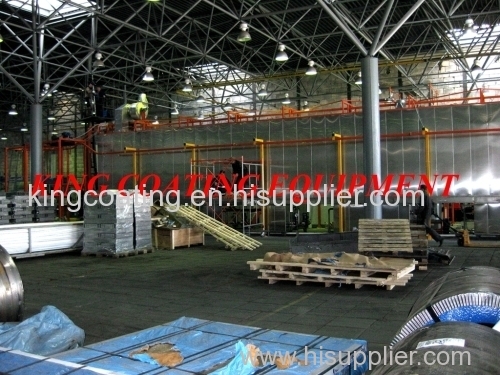 electrostatic powder coating line