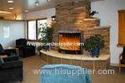 Adjustable Flame Brightness Electric Wall Fireplace Heater With Remote