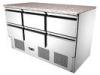Gastronomie Kitchen Refrigeration With Six Drawers 390L / Under Counter Chiller