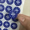 Wholesale Blue Round Dia 15mm Self Adhesive Warranty Label for Void Security Vinyl Sticker Labels