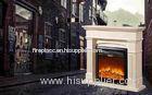 Customizable wood / Stainless Steel Modern Flames Electric Fireplace