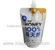 Reclosable Honey Bee / Soy Bean Plastic Liquid Spout Bags For Baby Food