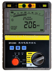 Insulation Tester 250v - 5000v