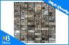 Polished Dark Emperador Marble Subway Tile / Natural Stone Mosaic Flooring Tile Sheets