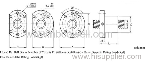 COWELL High efficiency Ball screw set for automatic machinery