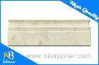 Luxury Building Material Marble Floor Border / Cream Marifl Liner Marble Stone Chair Rail Border