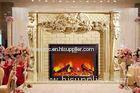 Freestanding 2m Decorative Flame RV Electric Fireplace With Remote Control